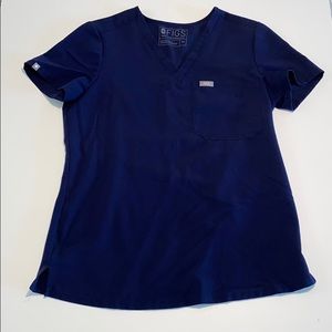 FIGS x Navy Caterina 1 pocket Scrub Top Size XS